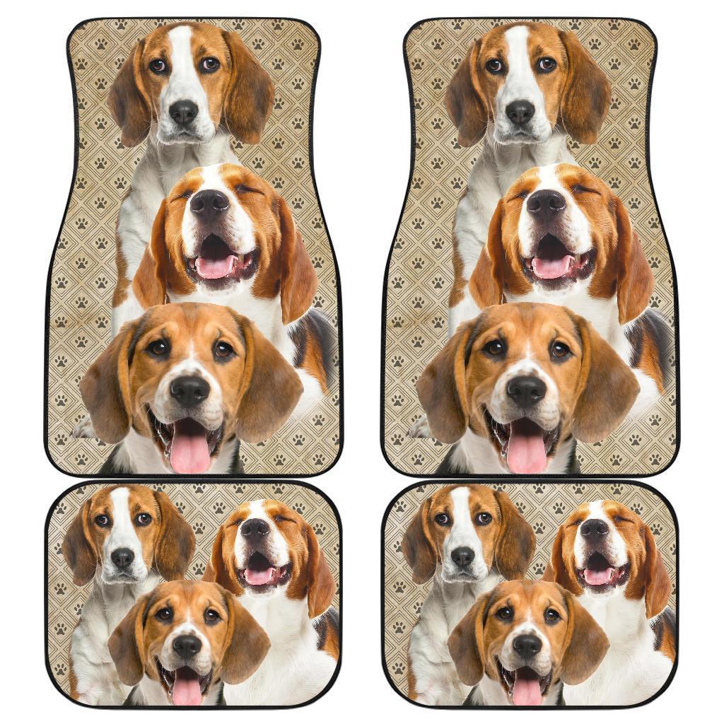 Beagle Car Floor Mats Funny For Beagle Dog Lover-Gear Wanta