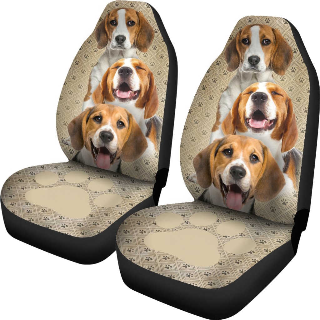Beagle Dog Car Seat Covers Funny Decor Your Car-Gear Wanta
