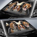 Beagle Dog Car Sun Shade Car Sun Visor Funny-Gear Wanta