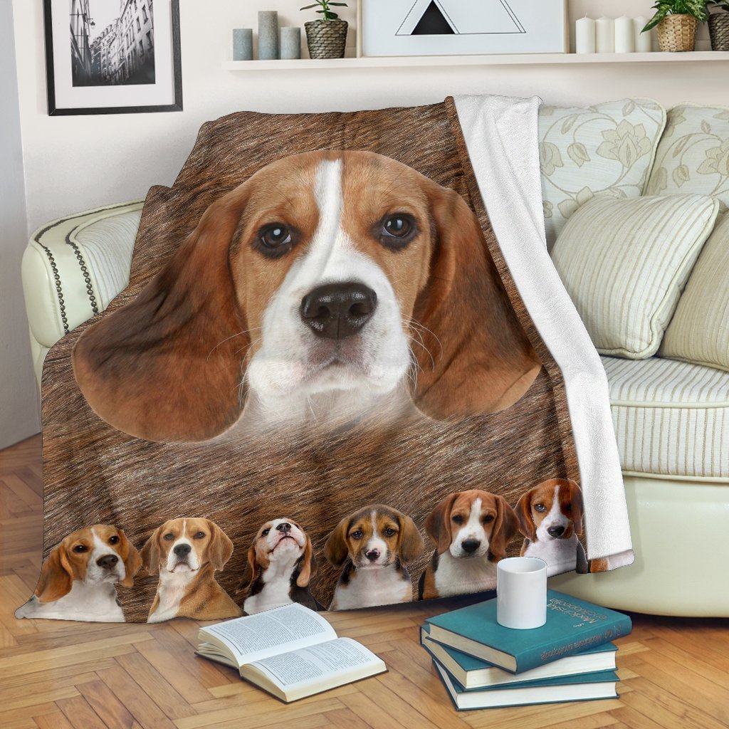 Beagle Dog Fleece Blanket-Gear Wanta