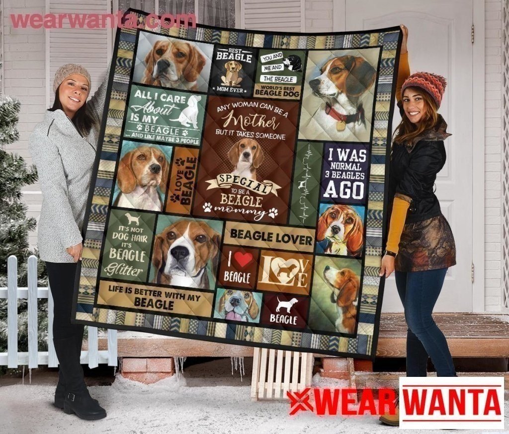 Beagle Mom Blanket Funny Gift Idea For Dog Lover-Gear Wanta