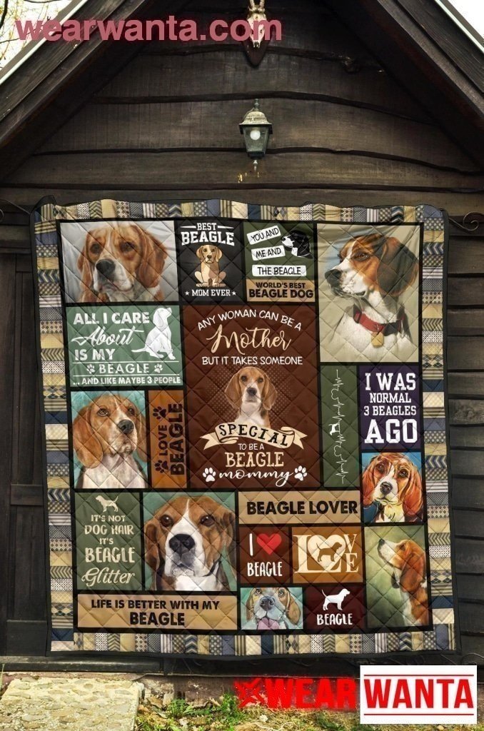 Beagle Mom Blanket Funny Gift Idea For Dog Lover-Gear Wanta