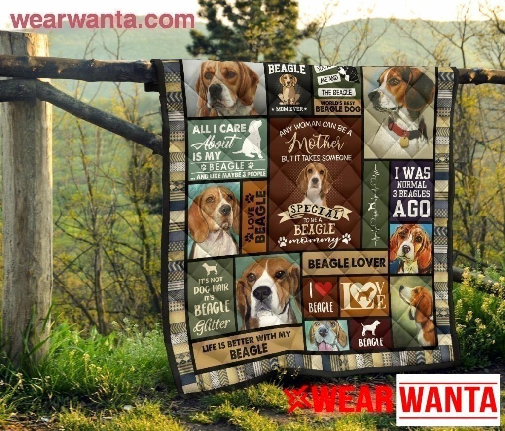 Beagle Mom Blanket Funny Gift Idea For Dog Lover-Gear Wanta