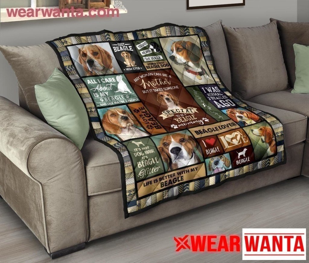 Beagle Mom Blanket Funny Gift Idea For Dog Lover-Gear Wanta