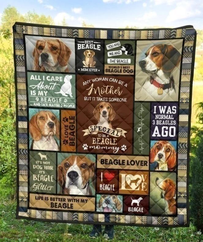 Beagle Mom Blanket Funny Gift Idea For Dog Lover-Gear Wanta