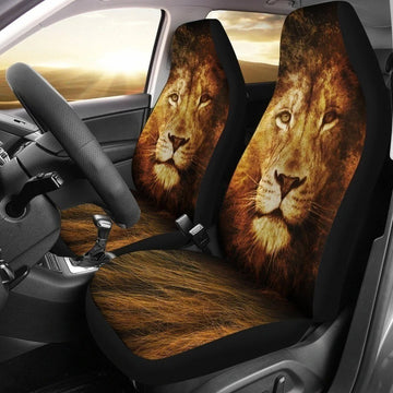 Beautiful Lion Face Car Seat Covers LT03-Gear Wanta