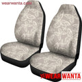 Beautiful White Butterfly Car Seat Covers LT04-Gear Wanta