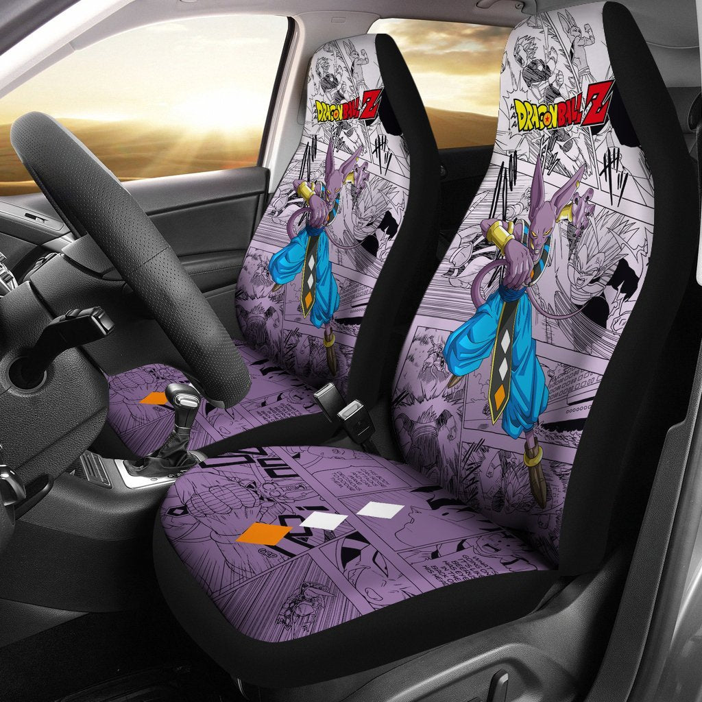 Beerus Characters Dragon Ball Z Car Seat Covers Manga Mixed Anime-Gear Wanta