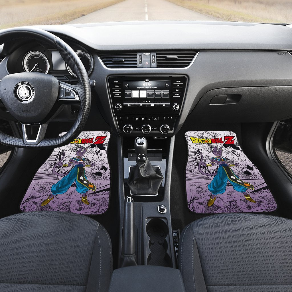 Beerus Dragon Ball Z Car Floor Mats Manga Mixed Anime-Gear Wanta