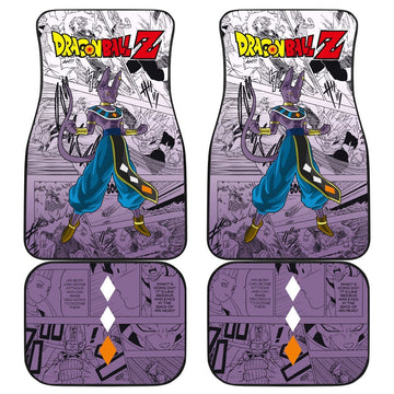 Beerus Dragon Ball Z Car Floor Mats Manga Mixed Anime-Gear Wanta