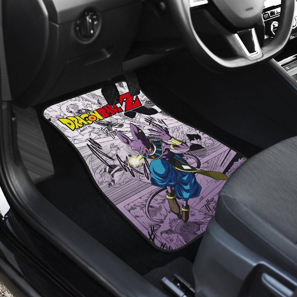 Beerus Dragon Super Hero Ball Z Car Floor Mats Manga Mixed Anime-Gear Wanta