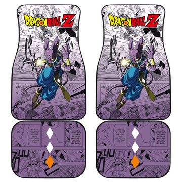 Beerus Dragon Super Hero Ball Z Car Floor Mats Manga Mixed Anime-Gear Wanta