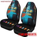 Bender Futurama Metal Car Seat Covers-Gear Wanta