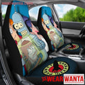 Bender With Head In A Jar Futurama Car Seat Covers-Gear Wanta