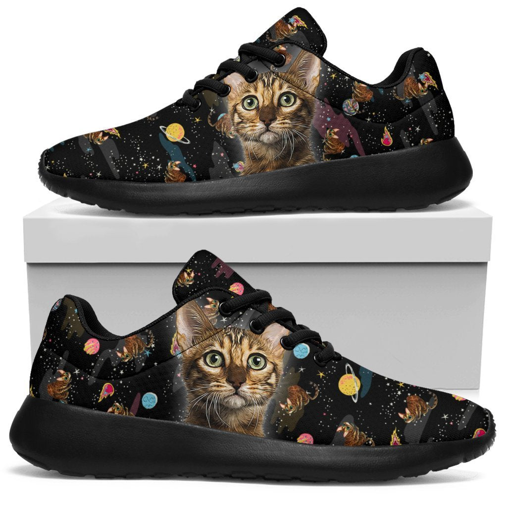 Bengal Cat Sneakers Sporty Shoes Funny For Cat Lover-Gear Wanta