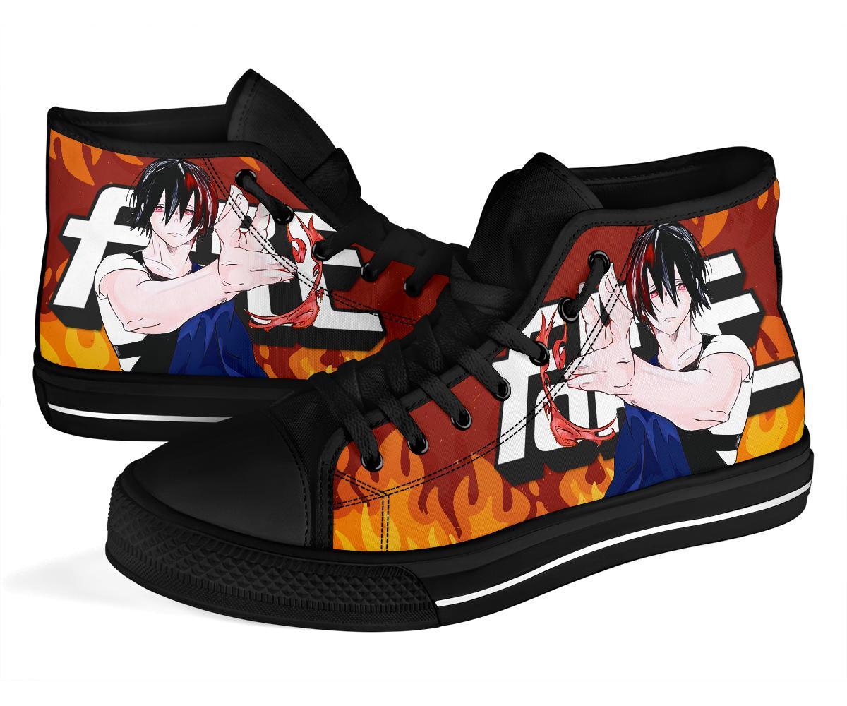 Benimaru Shinmon Fire Force Sneakers Anime High Top Shoes Gift PT20-Gear Wanta