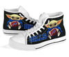 Bills Sneakers Cute Baby Yoda High Top Shoes Custom-Gear Wanta