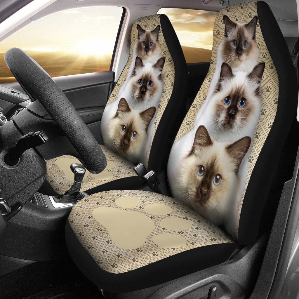 Birman Cat Car Seat Covers Funny For Cat Lover-Gear Wanta