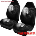 Black And White Lions Love Car Seat Covers NH08-Gear Wanta