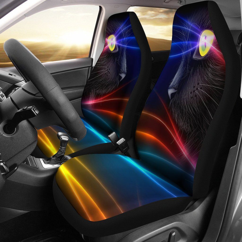 Black Cat Seat Covers Cat Lover-Gear Wanta