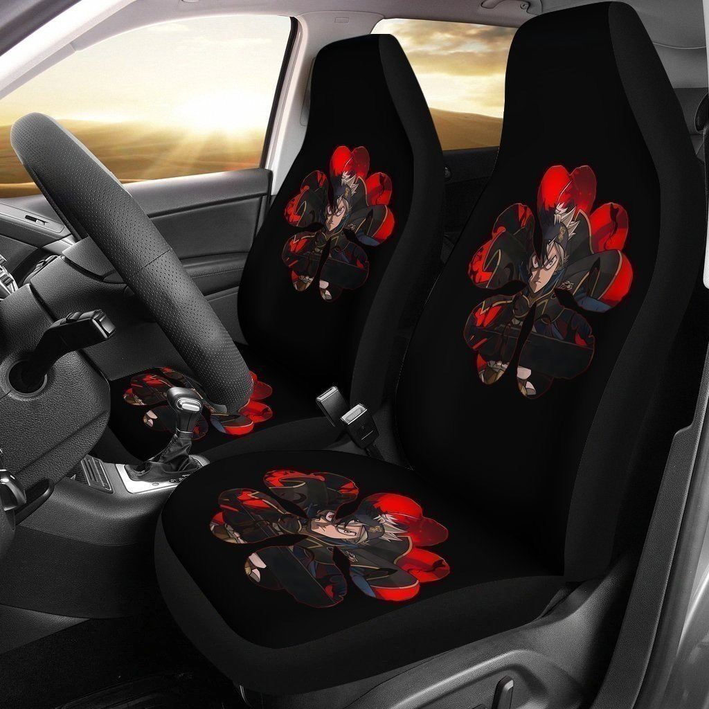 Black Clover Car Seat Covers Anime Custom NH10-Gear Wanta