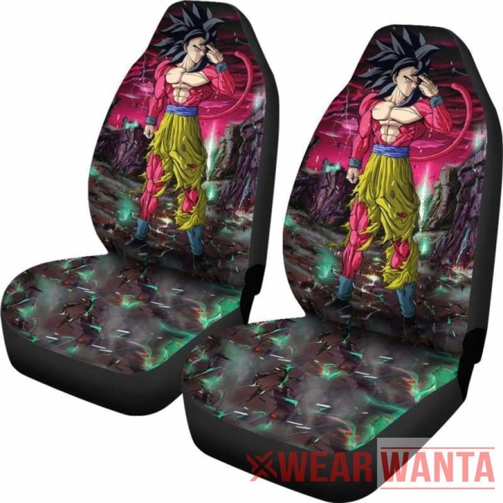 Black Goku Super Saiyan Car Seat Covers For Dragon Ball Custom NH1911-Gear Wanta