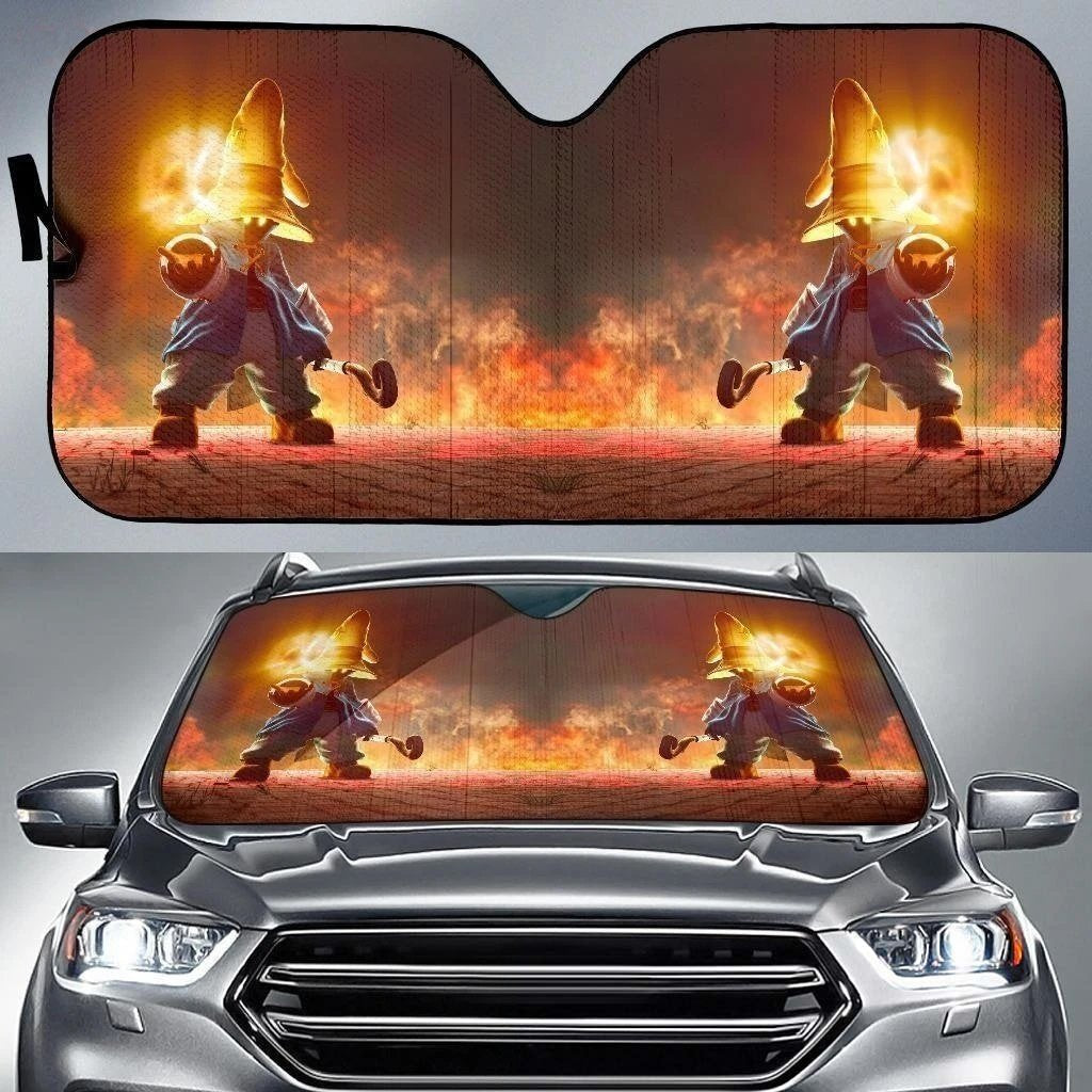 Black Mage Final Fantasy Car Sun Shade-Gear Wanta