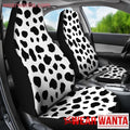 Black & White Cow Skin Car Seat Covers LT03-Gear Wanta