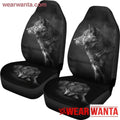 Black Wolf Car Seat Covers-Gear Wanta