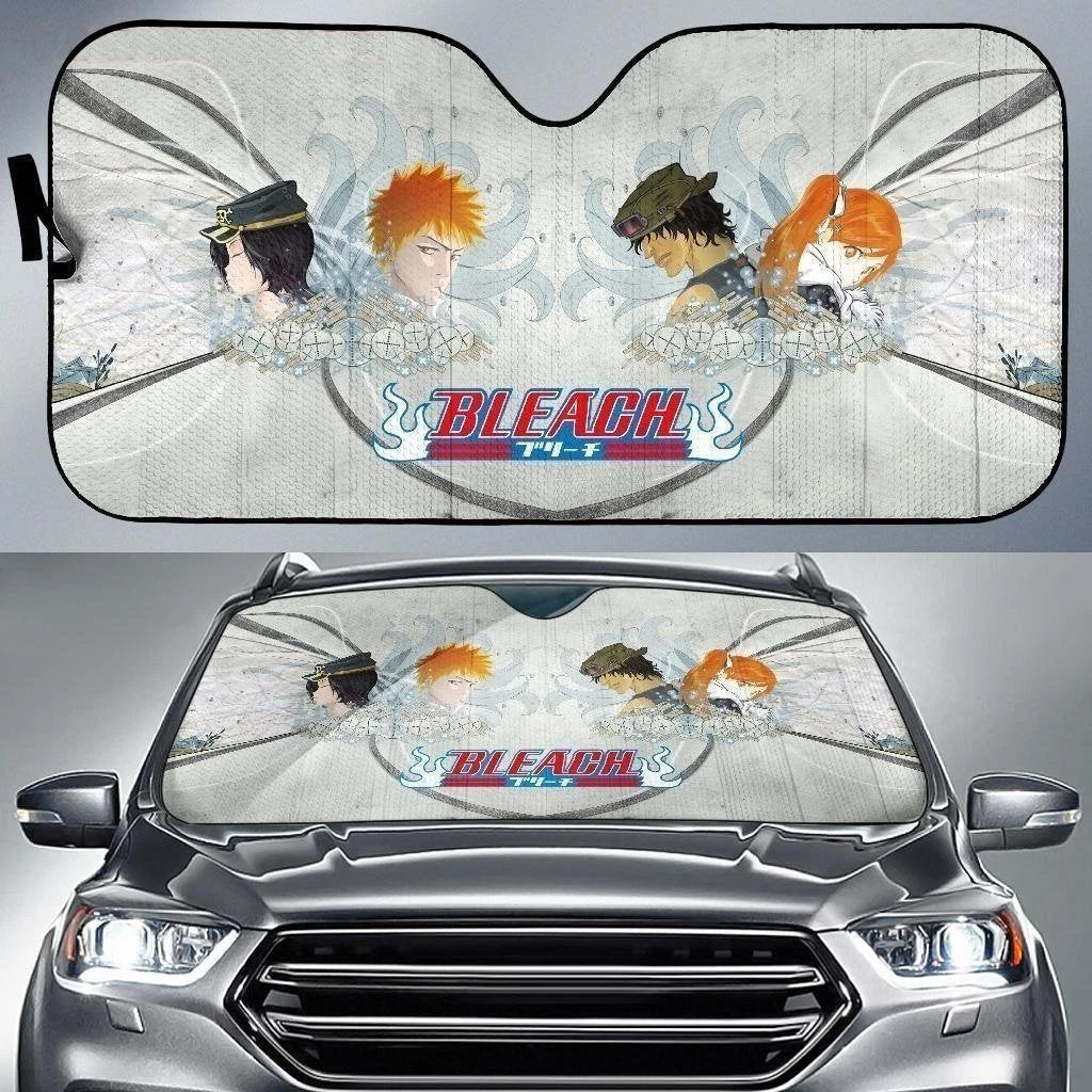 Bleach Ichigo Rukia Orihime Chad Anime Car Sun Shade NH06-Gear Wanta