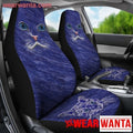 Blue Cat Eyes Car Seat Covers Amazing Gift Cat Lover-Gear Wanta
