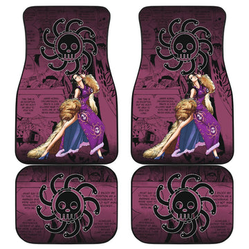 Boa Hancock One Piece Car Floor Mats Manga Mixed Anime-Gear Wanta