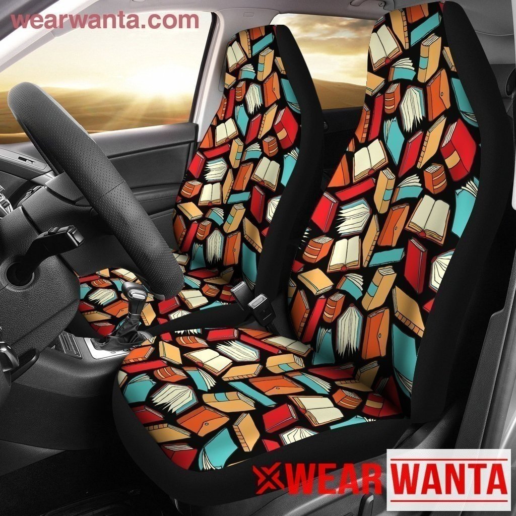 Book Car Seat Covers For Who Loves Reading Book NH1911-Gear Wanta
