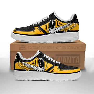 Boston Bruins Air Sneakers Custom For Fans-Gear Wanta