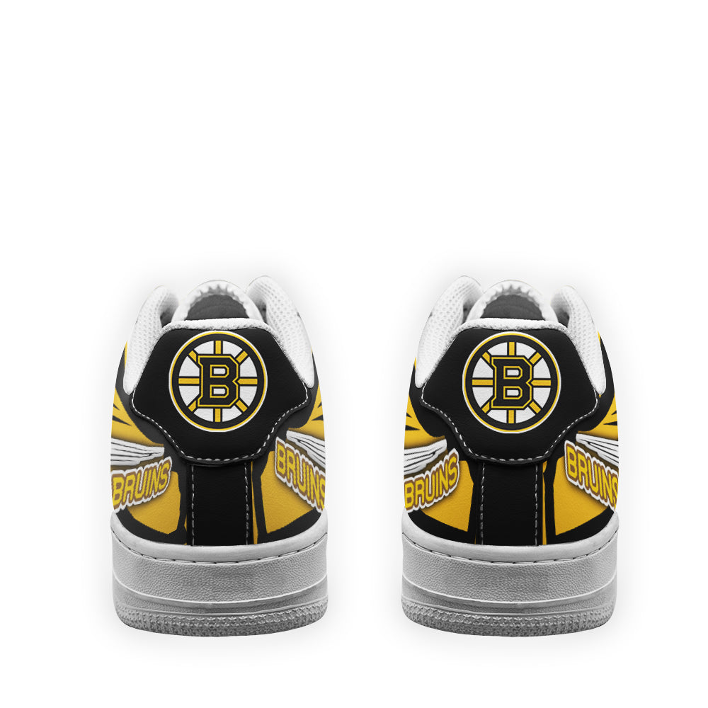 Boston Bruins Air Sneakers Custom For Fans-Gear Wanta