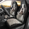 Boston Terrier Car Seat Covers Funny Dog Face-Gear Wanta