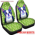 Boston Terrier Green Car Seat Covers LT03-Gear Wanta