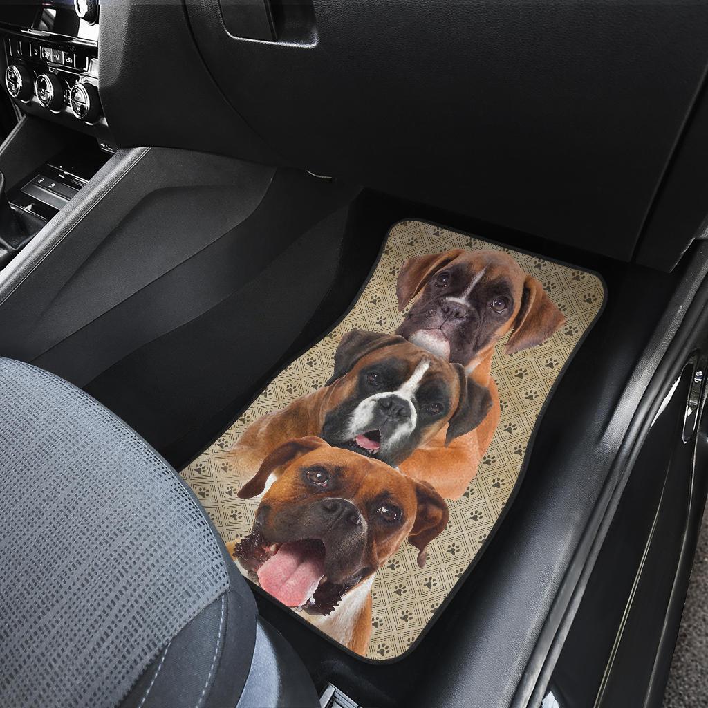 Boxer Dog Car Floor Mats Funny For Boxer Dog Lover-Gear Wanta