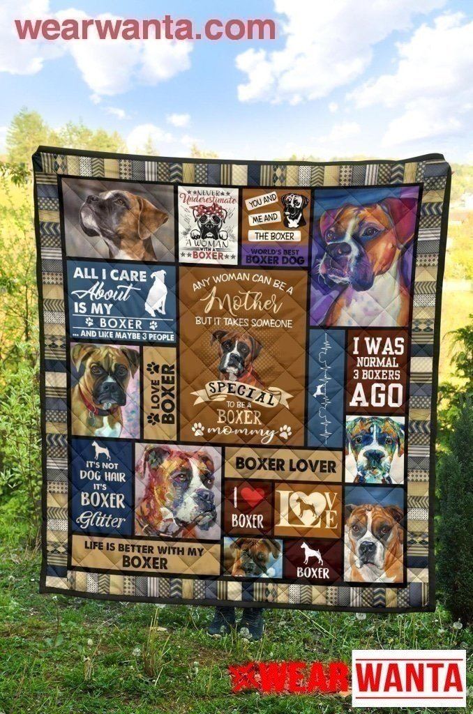 Boxer Mom Blanket Funny Gift For Dog Lover-Gear Wanta