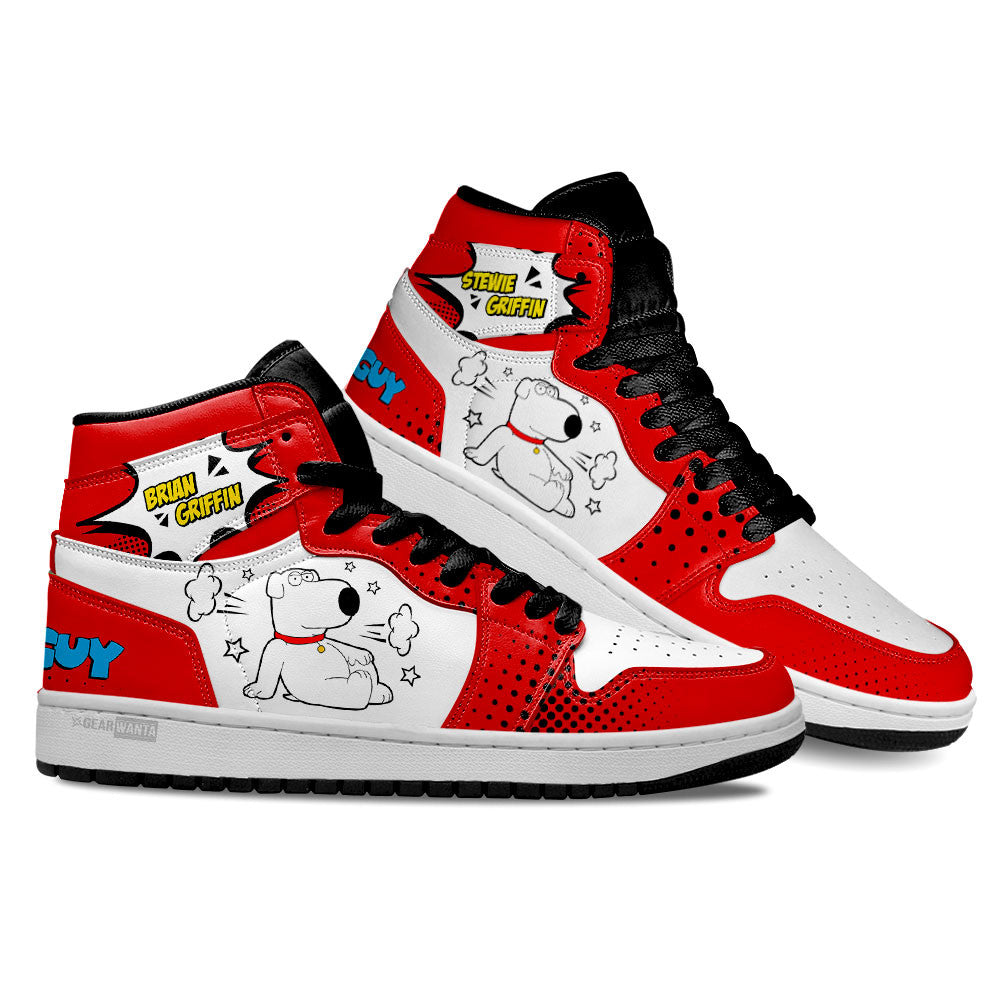 Brian Griffin Sneakers Custom Family Guy Shoes-Gear Wanta