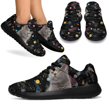 British Shorthair Cat Sneakers Sporty Shoes For Cat Lover-Gear Wanta