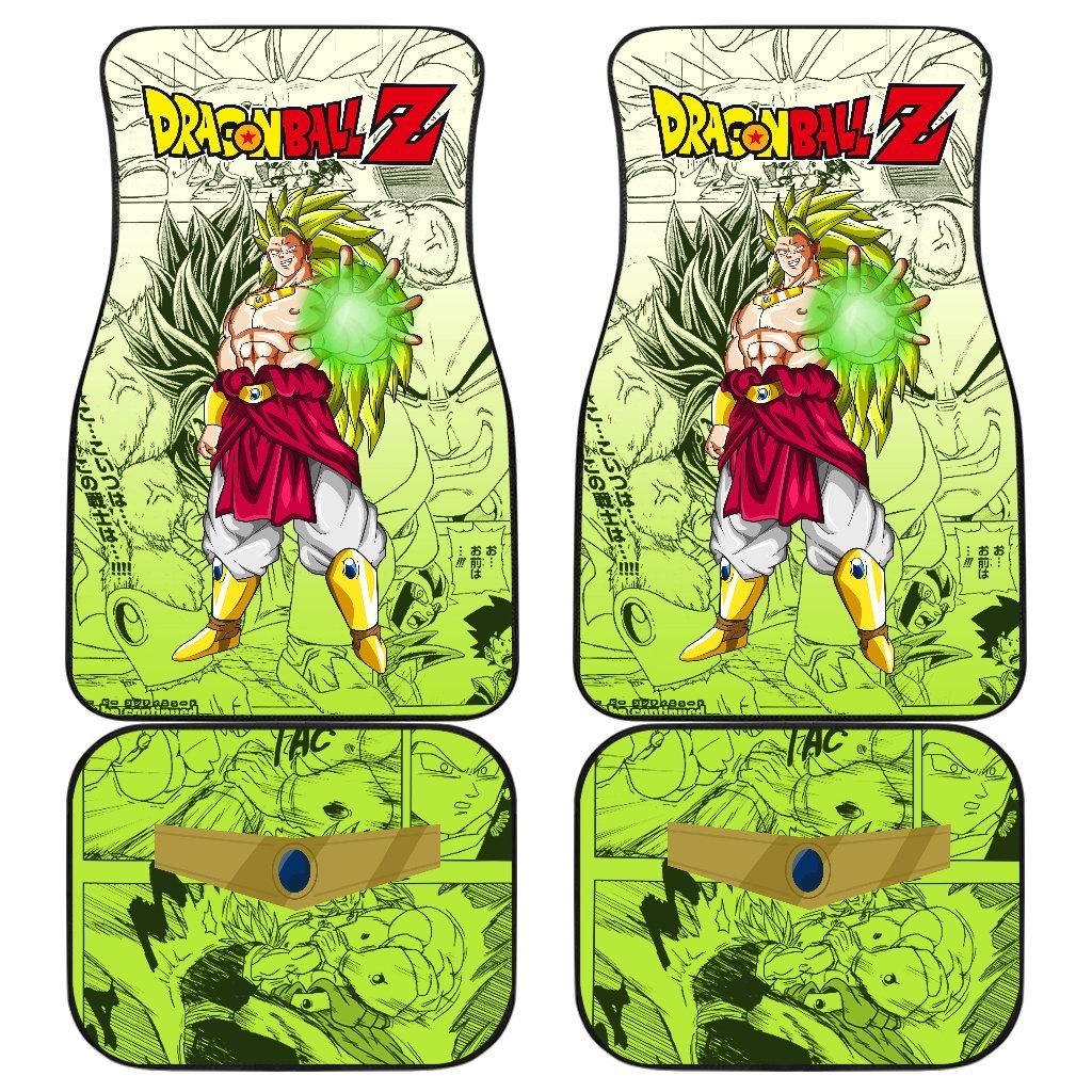 Broly Dragon Ball Z Car Floor Mats Manga Mixed Anime Green-Gear Wanta