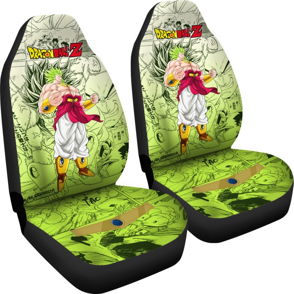 Broly Dragon Ball Z Car Seat Covers Manga Mixed Anime-Gear Wanta