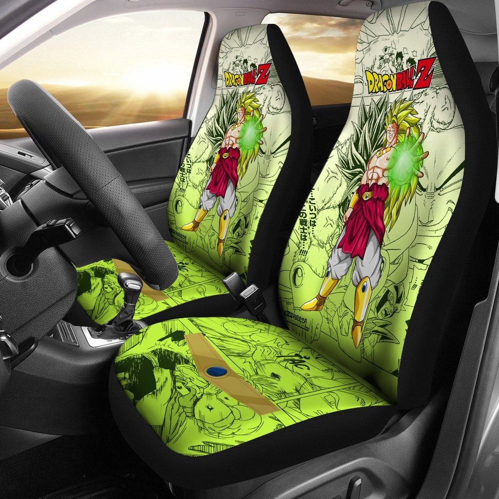 Broly Dragon Ball Z Car Seat Covers Manga Mixed Anime-Gear Wanta