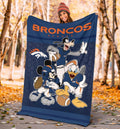 Broncos Team Fleece Blanket Fan Gift-Gear Wanta