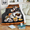 Browns Team Fleece Blanket Fan Gift-Gear Wanta