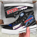 Buffalo Bills High Top Shoes Custom American Flag Sneakers-Gear Wanta