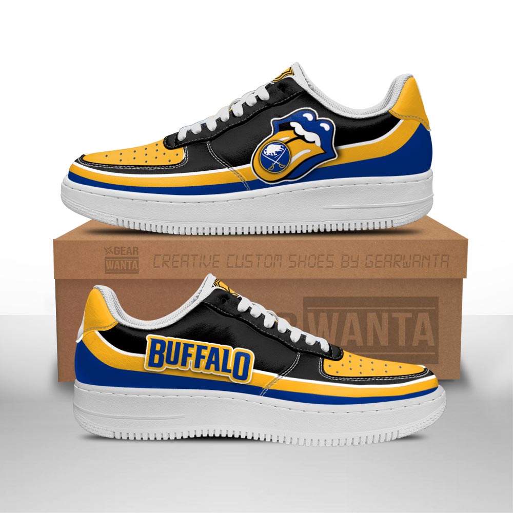 Buffalo Sabres Sneakers Custom Force Shoes Sexy Lips For Fans-Gear Wanta