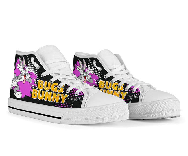 Bugs Bunny Sneaker High Top Shoes Looney Tunes Fan-Gear Wanta