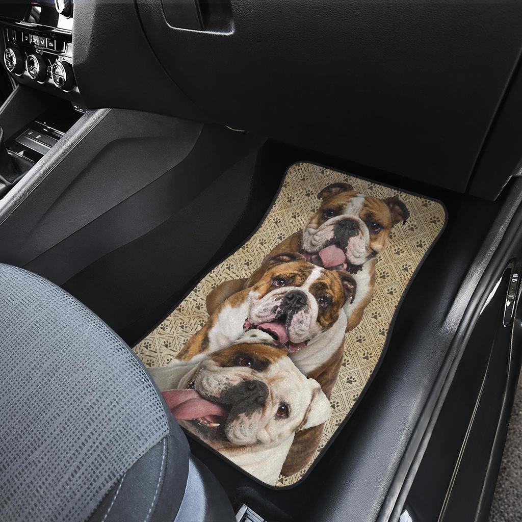 Bulldog Car Floor Mats Funny For Bulldog Lover-Gear Wanta